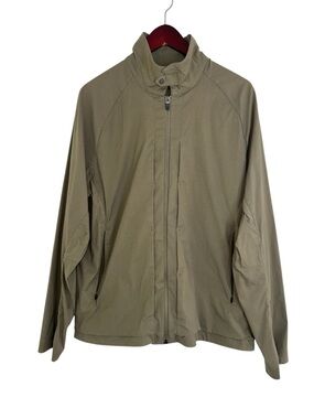 Vollebak zip-up jacket lightweight green men’s large